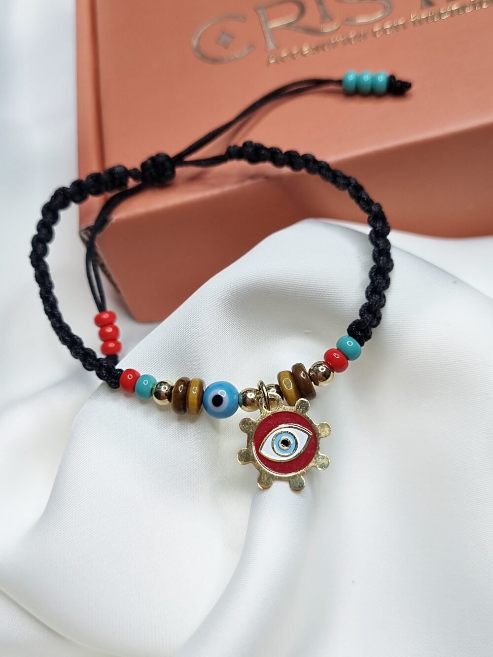 BRAZALETE PIEDRA OJO DE TIGRE (protección)